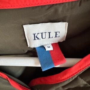 KULE Women's quilted Jacket - Red and Olive